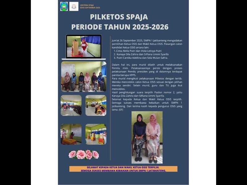 Pilketos SPAJA Periode Tahun 2025-2026